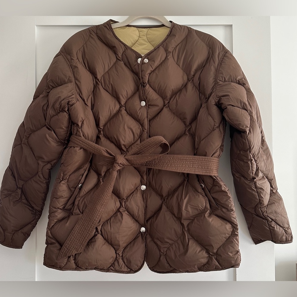 Rag and bone Rudy quilted puffer jacket brown
